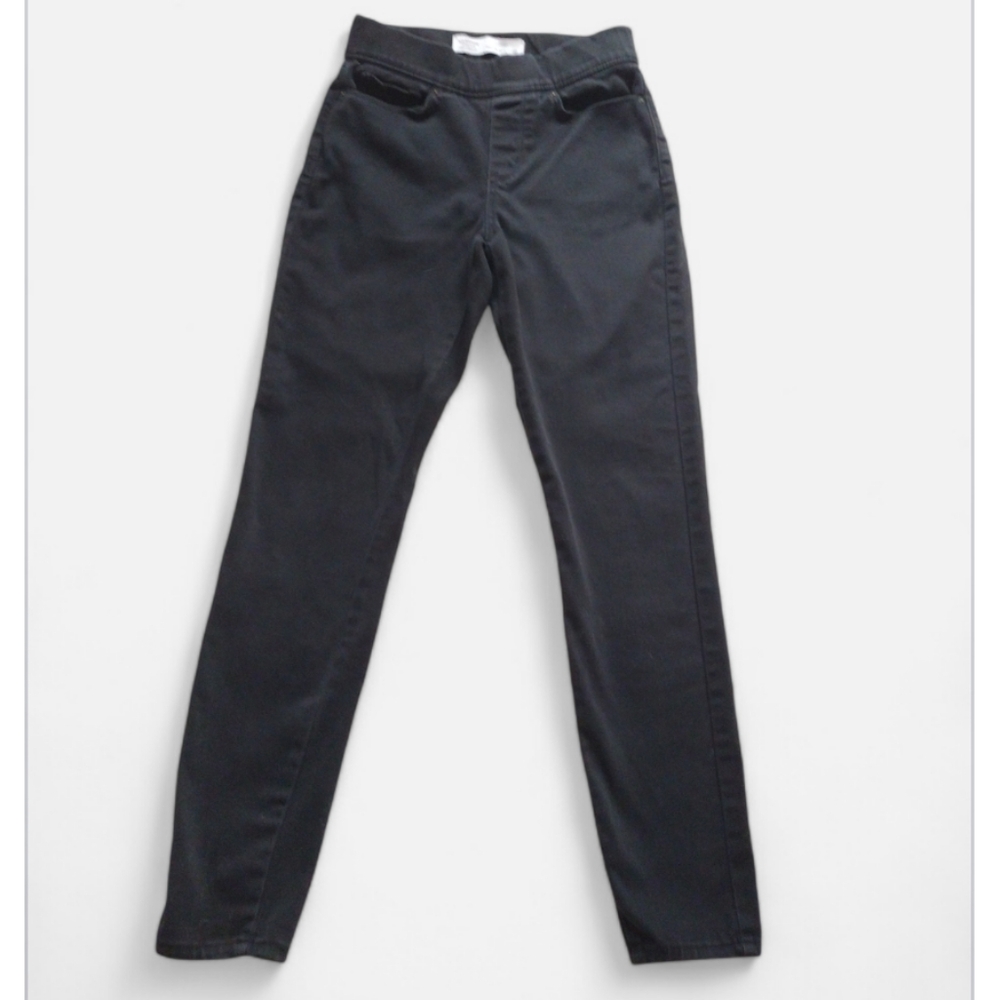 Levi Strauss Women's Shaping Pull-On Super Skinny Denim Jeans Charcoal Size 27/4